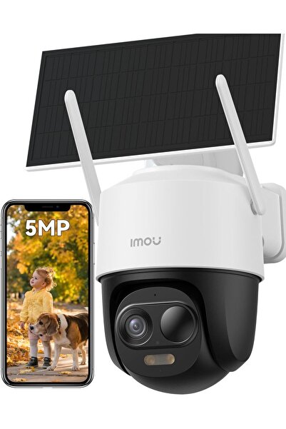 Imou Cell PT 2C 3K Solar Outdoor Home Wireless WiFi 5MP Surveillance Camera w...