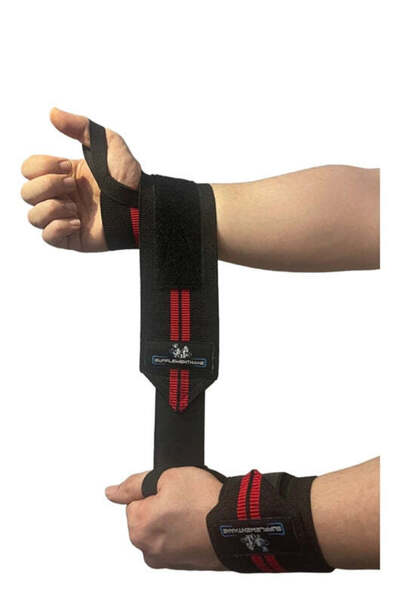 SUPPLEMENTHANE Logolu 2'li Fitness Crossfit Pro Ağırlık Bilekliği Wrist Wraps...