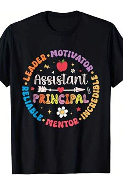 4CR تي شيرت Groovy School Assistant Appreciation Gift T-Shirt Leader Motivato...