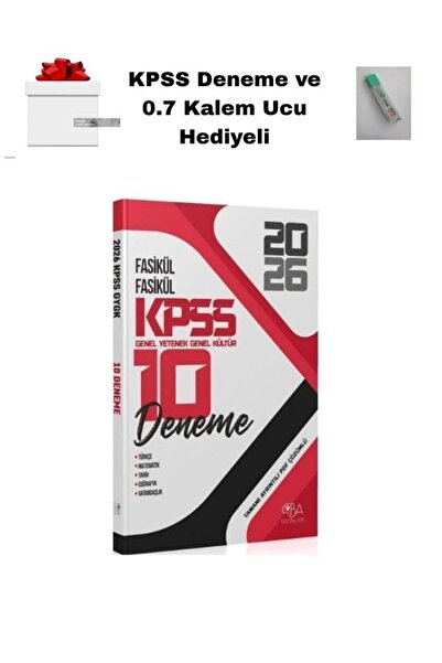 CBA Akademi CBA 2026 KPSS Genel Yetenek Genel Kültür 10 Deneme + 1 KPSS Denem...