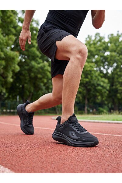 Lescon Zoom 4 Air Mesh Black Men's Sports Shoes