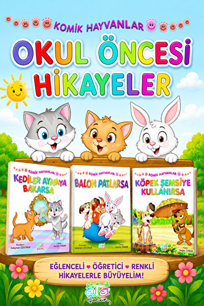 Ata Yayıncılık Okul Öncesi Eğitici Öyküler (3 Kitap)