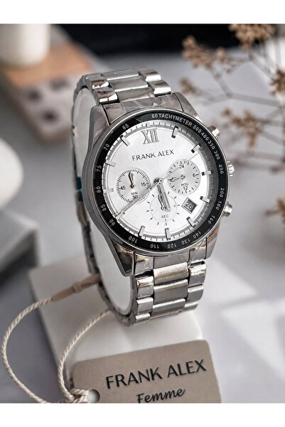 Frank Alex Men's watch with silver dial
