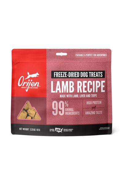 Orijen Lamb Recipe Freeze Dried Dog Treats 92g