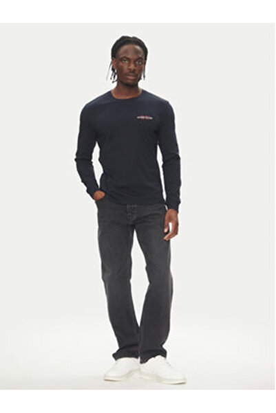 Guess Jeans Guess_jeans Ανδρική Μπλούζα Μακρυμάνικη Μπλε Σκούρο M4YI54K8HM0