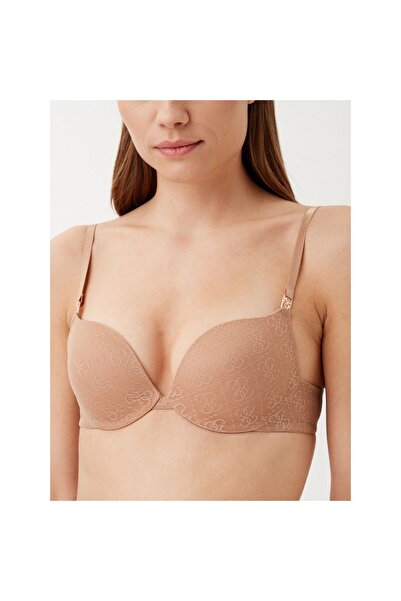 Guess Sutien push-up de damă O5RC12KCLB0 Maro
