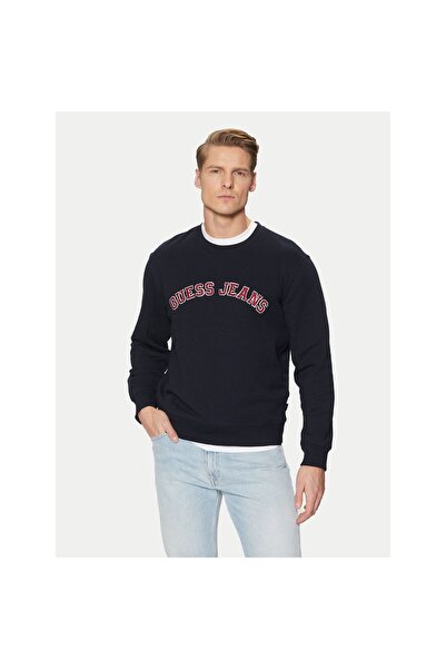 Guess Jeans Ανδρική Μπλούζα M5RQ41KCPR1 Ναυτικό Μπλε