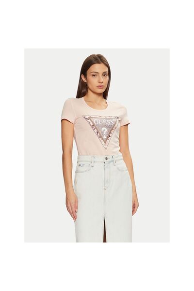 Guess Tricou de damă W5RI22J1314 Crem