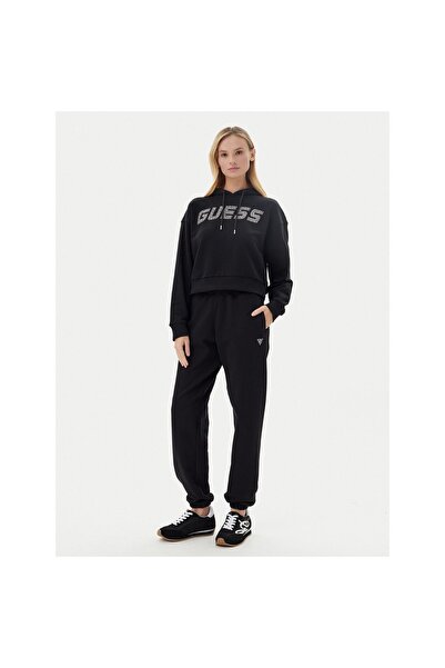 Guess Pantaloni de trening pentru femei V5YB17KCRP0 Negru