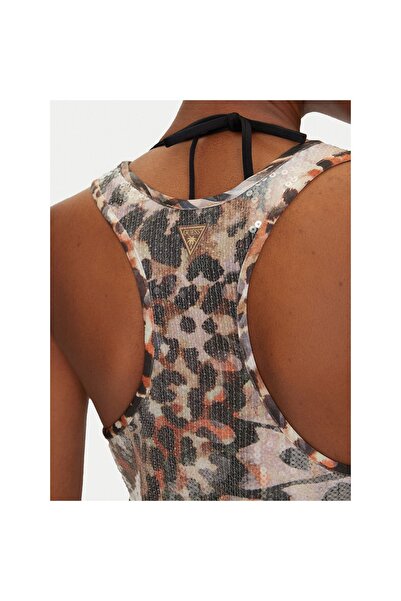 Guess Rochie de zi cu zi pentru femei E5GK04KCR72 Maro