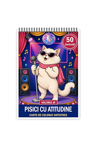 Legendary Gifts Carte de colorat, 40 de ilustrații Demonic Kitties - Volumul II