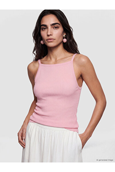 LC Waikiki Square Neck Women's Ribbed Tank Top