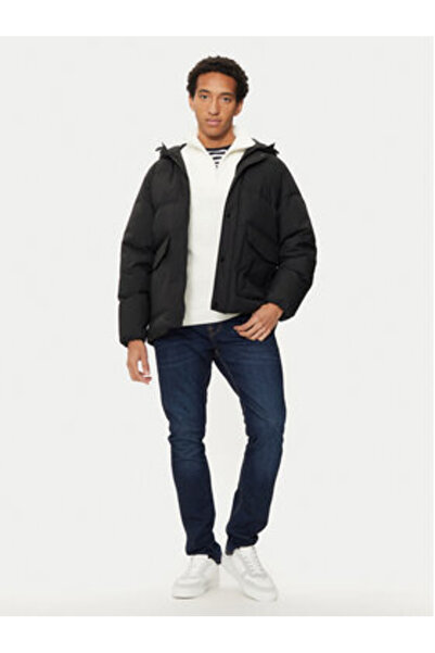 Tommy Hilfiger Geacă de puf pentru bărbați MW0MW37484 Negru