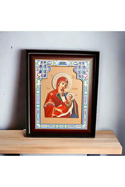 Zenorius Wooden icon C025 Mother and Child