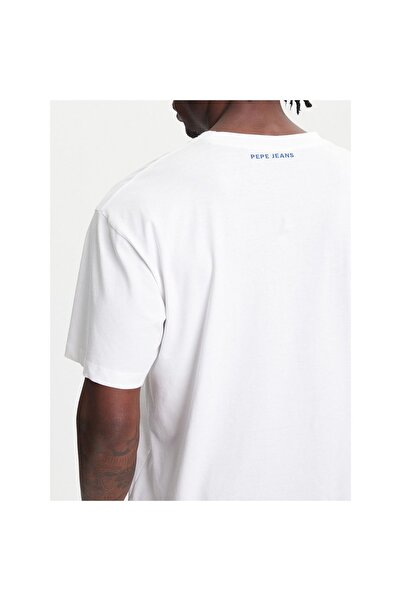 Pepe Jeans Tricou bărbătesc RM500020 Alb