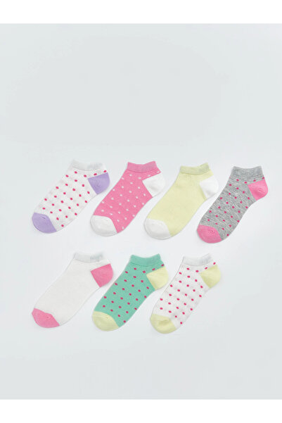 LC Waikiki LCW Kids Екру момичешки чорапи, 7-пакет