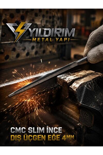 CMC Tools CMC SLİM İNCE DİŞ ÜÇKEN EĞE 4 MM