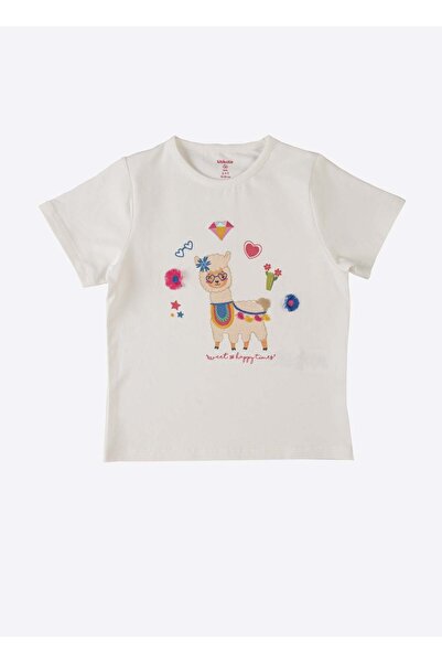 kitikate Organic Bloom T-Shirt Ecru