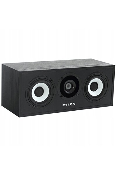 NO BRAND Difuzor central PYLON AUDIO Pearl Center Negru, lemn de stejar 1 buc.