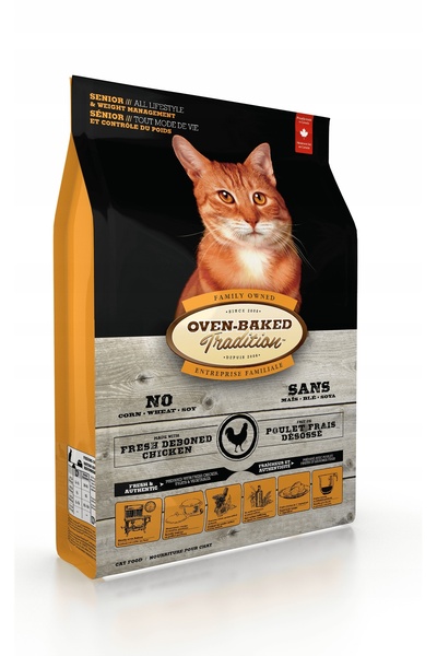 NO BRAND Hrana pentru pisici OBT Cat Food Senior Pui 2,27 kg