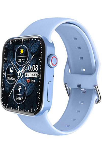 OEM N76 Έξυπνο ρολόι με μετρητή καρδιακών παλμών (Γαλάζιο)