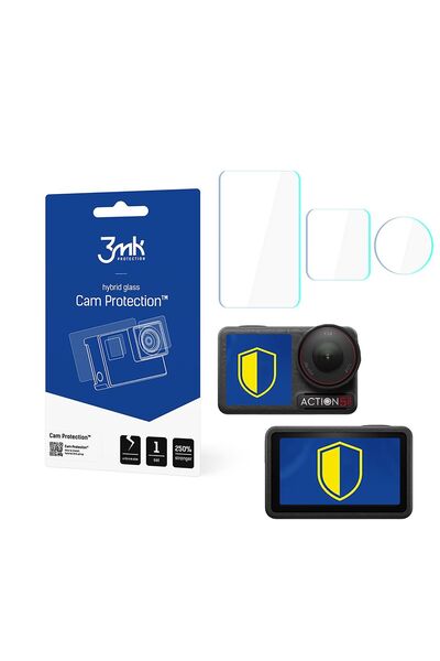 3MK Protecție din sticlă pentru ecranul Dji Osmo Action 5 Pro