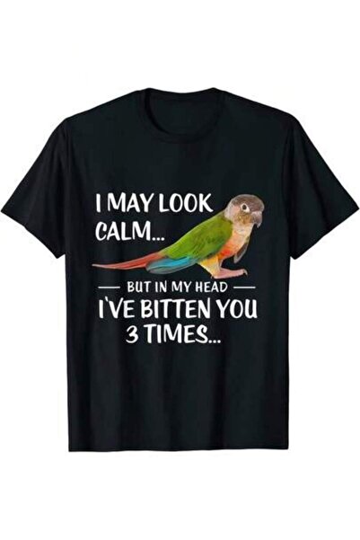 45 BPM تي شيرت NEW LIMITED Green Cheek I May Appear Relaxed Conure مصنوع من م...