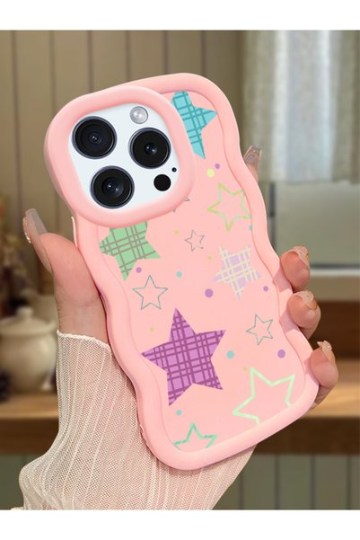 Hontinga iPhone 15 Pro Max Compatible Case Camera Protector Pink Silicone Cou...