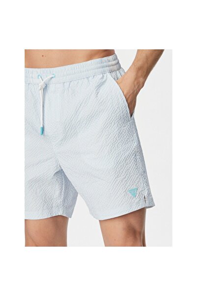 Guess Șorturi de înot pentru bărbați F6GT11WN342 Albastru