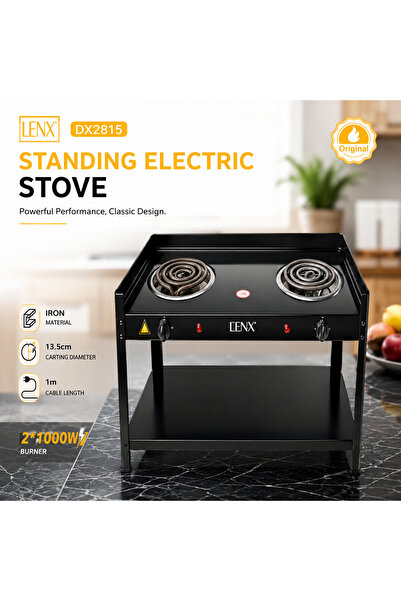 Primo Plus Standing Electric Stove (Model DX2815) Powerful performance combin...