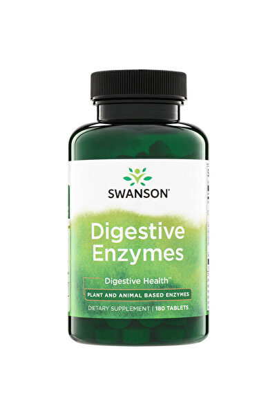 SWANSON Enzime digestive 180 comprimate