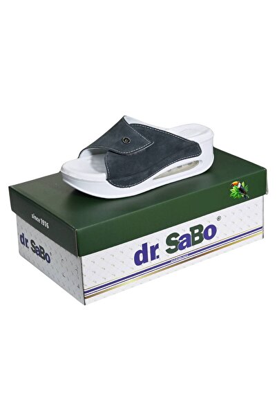 DR SABO شبشب نسائي صيفي من الجلد السويدي الأصلي لتقويم العظام |   شريط فيلكرو...