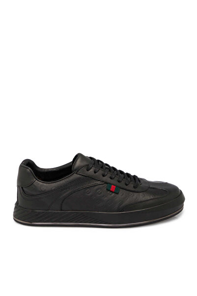 Tergan Siyah Hakiki Deri Erkek Sneaker - E25S1AY57393-A23