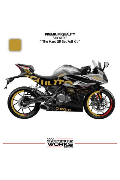 ARONA Cfmoto 250sr the hard sr sticker set - high quality decal kit with whee...