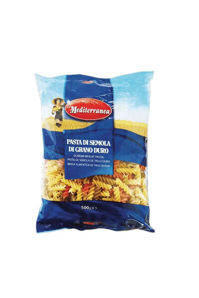 Famiglia LA MEDITERRANEA 500gr. - (FUSILLI TRICOLORE)
