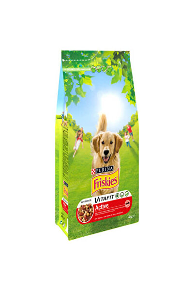 Friskies ΣΚΥΛΟΤΡΟΦΗ ΚΡΟΚΕΤΑ 4kg - (ACTIVE) (ΒΟΔΙΝΟ)