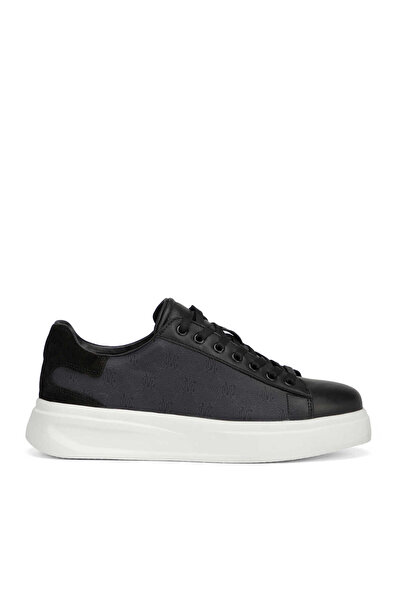 Tergan Siyah Hakiki Deri Erkek Sneaker - E26I1AY57592-A23