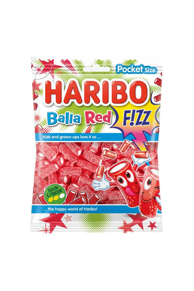 Haribo ΖΑΧΑΡΩΤΑ 70gr - (BALLA RED) (FIZZ)