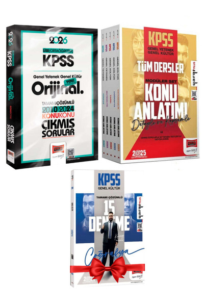 Yargı Yayınları 2026 KPSS Lise-Ortaöğretim Orijinal 2010-2024 Konu Konu Çıkmı...
