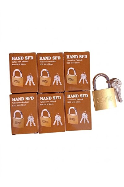 Hand Sfd قفل أصفر 32 ملم مكون من 6 قطع