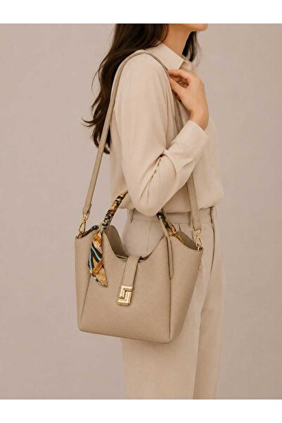 WİKİDAYS.S MODA TRENDİ İmpol Women's Hand and Shoulder Bag with Lock Detail
