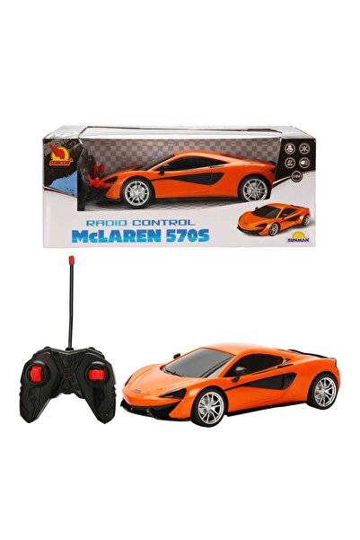 Sunman 1:24 Suncon McLaren 570S Işıklı Uzaktan Kumandalı Araba - Turuncu