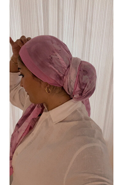 PAMİR Patterned Muslin Summer Shawl