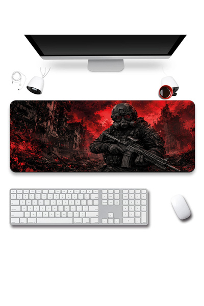 SonicTouch Keyboard Mousepad 40X90Cm Apocalypse Patrol Seamless Smooth Liquid...