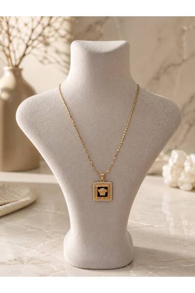 LioraJewellry Aslan Model Madalyon Kolye