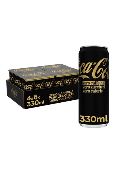 Cola Coca-Cola Kafeinsiz Şekersiz kalorisiz 330ml 24 Adet