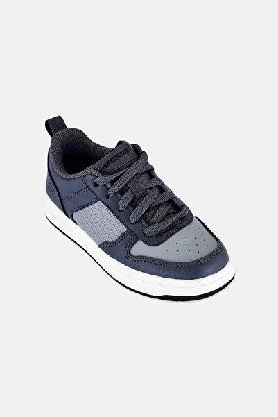 SKECHERS Toddlers Boy Genzo Lace Up Outdoor Shoes, Grey