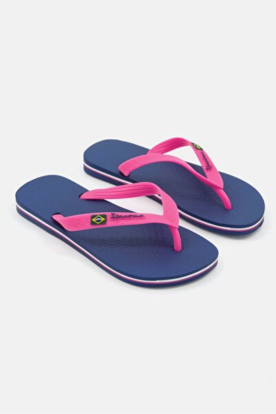 İpanema Kids Girl Slip On Brand Logo Flip Flop, Blue