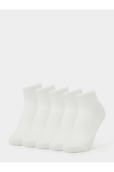 Styli Kids White Ankle Length Socks