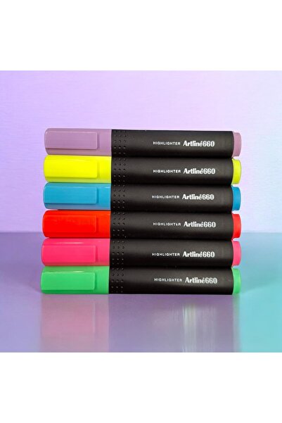 Artline 660 Fosforlu Kalem (6'lı)